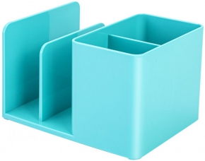Plastic organizer Deli NS950, with 4 compartments, blue