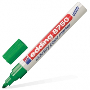 Industry paint marker Edding 8750, 2-4mm. Green