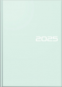 2025 Diary Brunnen, Daily, Light Green (Eng., Fr., Spa., Ita., Ger., Nld.)