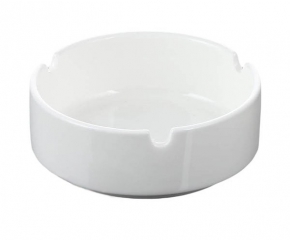 Ashtray white, 9cm.