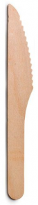 Disposable knife, wooden, 25 pcs.