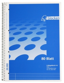 Spiral-bound notebook Brunnen Glocken A4 single-lined