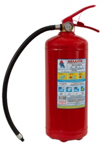 Powder fire extinguisher Melanti ABCE, 4 kg. with suspension