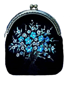 ხავერდის საფულე - კესანე, 10X12სმ.