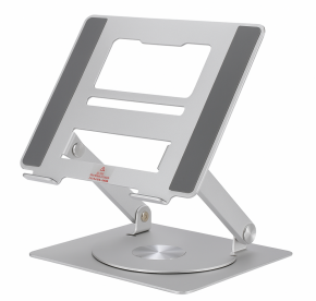 Aluminum Laptop Stand 360, Foldable, Silver