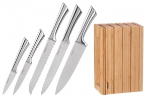 Set of knives ARDESTO Black Mars, 5 pieces