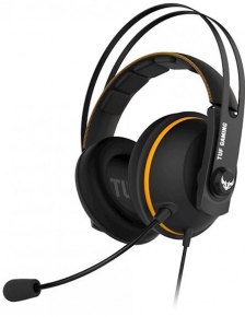 ყურსასმენი ASUS TUF Gaming H7 Core, მიკროფონით, შავი/ყვითელი