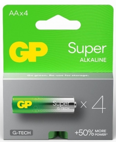 Battery GP Super Alkaline LR6 1.5V, AA, 4pcs.