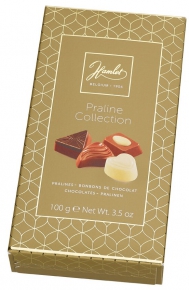 Assorted Belgian chocolate Hamlet Praline Collection, 100 g.