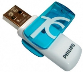 USB მეხსიერების ბარათი PHILIPS Vivid, 16GB