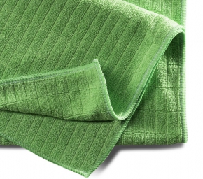 Microfiber without packaging, green, 40x40 cm.