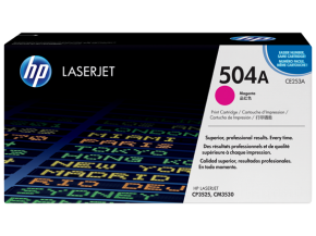 Original color laser cartridge HP 504A (CE253A) Magenta