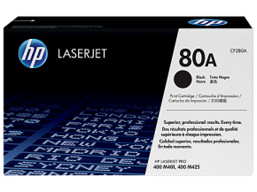 Original black and white laser cartridge HP 80A (CF280A)