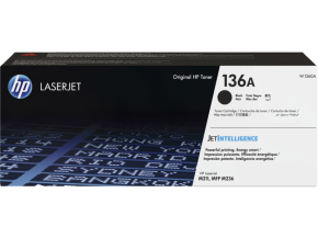 Original black and white laser cartridge HP 136A (W1360A) Black
