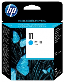 ორიგინალი ფერადი ჭავლური კარტრიჯი HP 11 Printhead (C4811A) CYAN