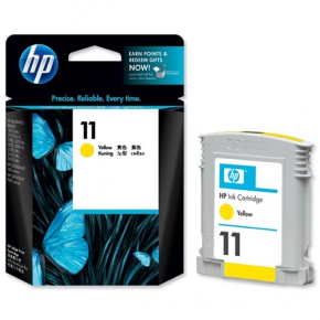 ორიგინალი ფერადი ჭავლური კარტრიჯი HP 11 Printhead (C4813A) YELLOW
