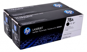 Original black and white laser cartridge HP 78 ORIGINAL BLACK DUAL PACK