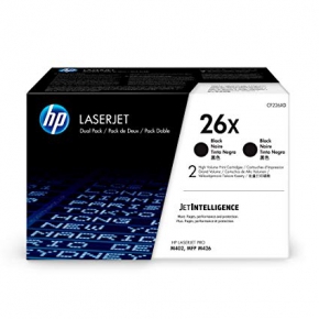 ორიგინალი ფერადი ლაზერული კარტრიჯი HP 26X (CF226X) Toner - BLACK