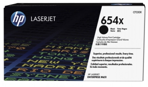 Original color laser cartridge HP 654X BLACK