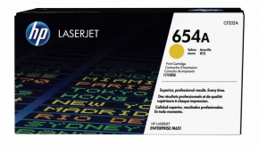 Original color laser cartridge HP 654X YELLOW