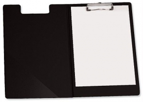 Clipboard A4 expandable, vertical, black