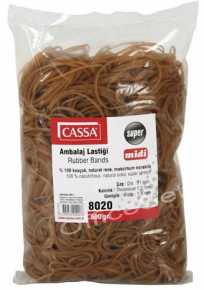 Rubber bands Cassa 8020, 500 g.