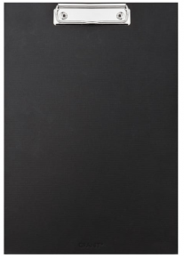 Clipboard A4, vertical, single-sided, black