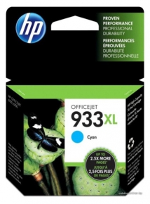 ორიგინალი ფერადი ჭავლური კარტრიჯი HP 933XL (CN054AE) Cyan
