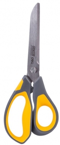 Scissors Deli 77762, 21 cm. Yellow/grey