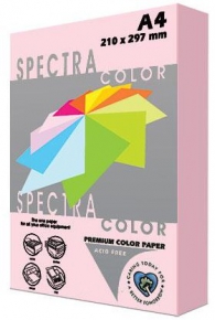 ფერადი ქაღალდი Spectra Color A4, 250 ფ. ვარდისფერი