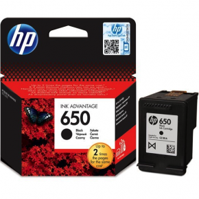 Original ink cartridge HP 650 (CZ101AE) BLACK