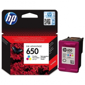 Original color inkjet cartridge HP 650 (CZ102AE) Tri-Color