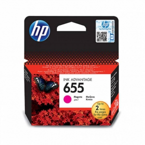 ორიგინალი ფერადი ჭავლური კარტრიჯი HP 655 (CZ111AE) Magenta 15 ml.