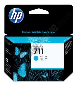 ორიგინალი ფერადი ჭავლური კარტრიჯი HP 711(CZ130A) Cyan