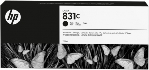 ორიგინალი ფერადი ჭავლური კარტრიჯი HP 831C 775ml (CZ694A) BLACK