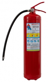 Powder fire extinguisher Melanti ABCE, 6 kg. with wall bracket