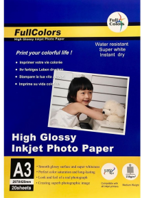 Photo paper Full Colors A3, 20 sheets