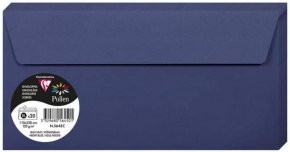 Diplomatic Envelopes Clairefontaine, 110X220mm. 120g. 20pcs. Blue