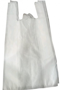 Polyethylene bag 36X68 cm. White, 50 pieces