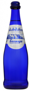 Mineral water Bachmaro 0.5 l. In a glass bottle, 12 pieces