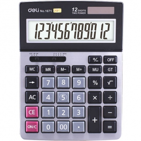 კალკულატორი 12 თანრიგიანი, Deli E1671