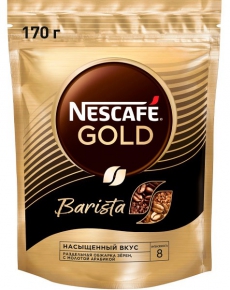 Instant coffee Nescafe Gold Barista, in economical packaging, 170 g.