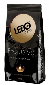 დაფქული ყავა Lebo Exclusive, 100გრ.