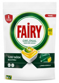 Dishwasher Tabs Fairy Lemon, 60pcs. (810g.)