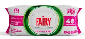Wet Wipes (for Surfaces) Fairy Lily, 100 pieces