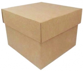 კრაფტის სასაჩუქრე ყუთი 20x20x15 სმ.
