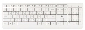 Wireless keyboard 2E-KS220WW, white