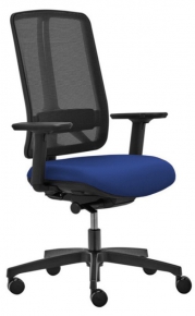 Office chair with mesh back Flexi FX 1104, blue