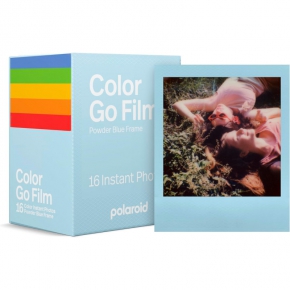 Polaroid Go Film Double Pack Powder Blue Frame, 16 sheets