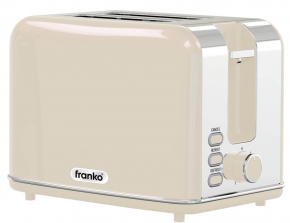 Toaster Franko FTS-1223, 2 Slice, Beige